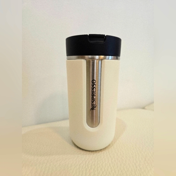 NESPRESSO Travel Mug Medium 400 ML Vanilla Color - Picture 1 of 2